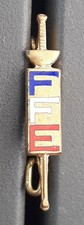 Insigne miniature FFE Fédération Française Escrime sabre epée ORIGINAL PIN
