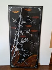 Ancien Panneau Laque du