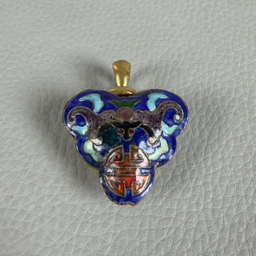 Pendentif cœur cloisonné - pendentif,