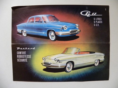 Brochure une feuille - , panhard
