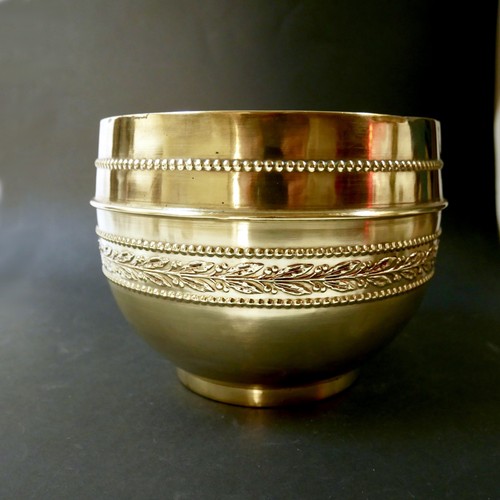 Ancien cache pot laiton