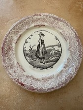 Assiette Ancienne Parlante