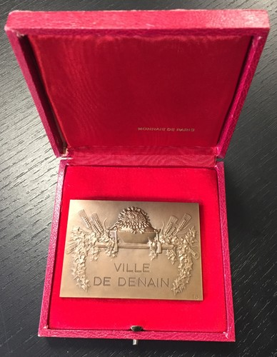 Médaille plaque bronze 1973 - plaque,