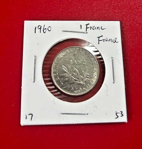 1960 franc france pièce - 1960,