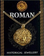 Or Romain Méduse Gorgon Protection Pendentif Collier Chaîne Avec Affichage Carte