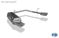 FOX le Sport Échappement Duplex Peugeot 206 S16 Berline Et Cabrio De 99 135x80mm