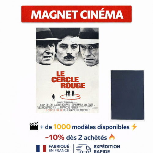 Magnet film cercle rouge - film,