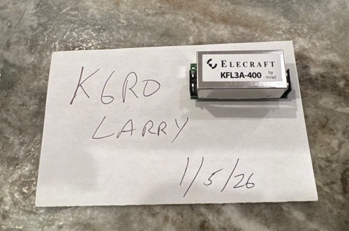 Elecraft and k3s 400hz cw - elecraft,
