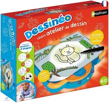 Nathan - Dessineo Mon Atelier de Dessins, Tablette a Dessin Enfant, Projecteur