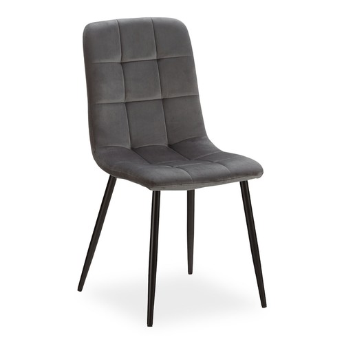 Chaise salle manger velours - de,