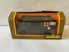 SOLIDO MILITAIRE 1/50 REF 259 FOURGON CITROEN C35 AMBULANCE ARMEE FRANCAISE C89