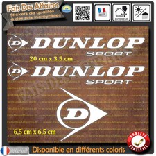 3 Stickers Autocollants Dunlop