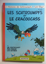 T 5 Les SCHTROUMPFS et le cracoucass 1969 Peyo EO Première édition Dos rond