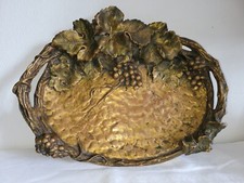 Corbeille à fruit en bronze par Albert Marionnette 1912 L: 46 cm l: 38 cm