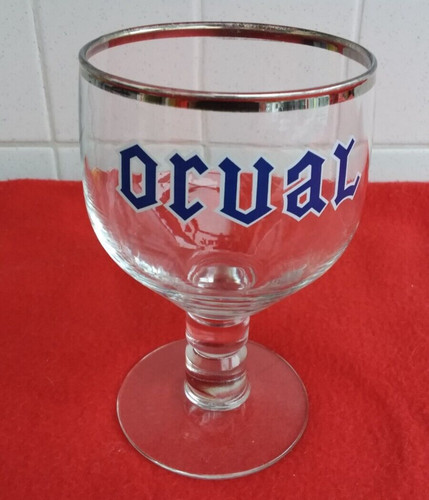 Ancien verre bière orval - verre, d'orval