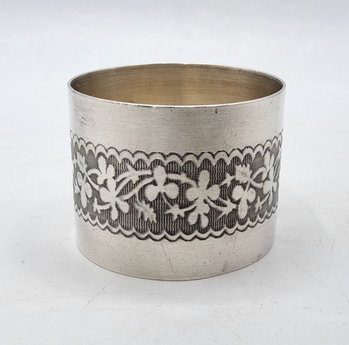Rond serviette argent - serviette,