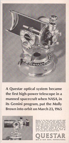 Questar telescope vintage - questar, ad
