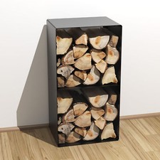 Étagère en Bois de Cheminée