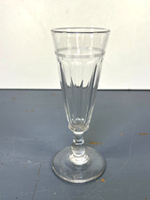 FLUTE A CHAMPAGNE ANCIENNE CRISTAL SOUFFLÉ TAILLÉ XIXème