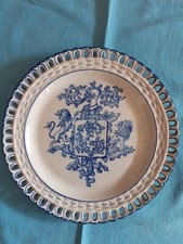 Assiette decorative faience St Clement signée Emile Gallé