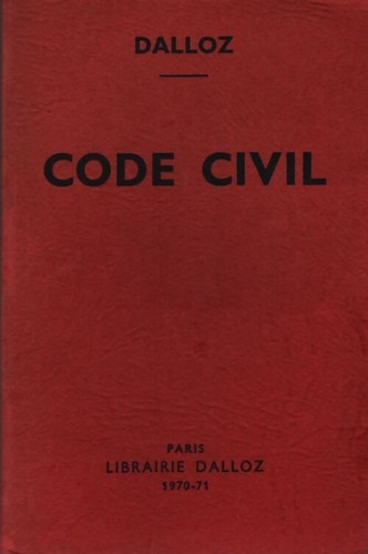 Code civil 1970 - -, collectif
