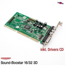 Highscreen Sound-boostar 16/32 3D V1.5 Isa AD1816AJS Son Carte Card Dos Win