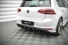 Heckdiffusor V.2 für VW Golf 7 R / R-Line 2012-2016 Heckansatz Maxton mit ABE