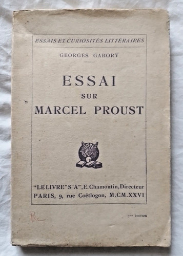 Essai sur marcel proust - proust, par