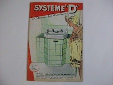 SYSTEME D N°193 1/1962 PLACARD SOUS LAVABO CHEMINEE D'ANGLE VOLETS ROULANTS