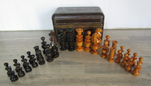 Ancien pions jeu echec - de,
