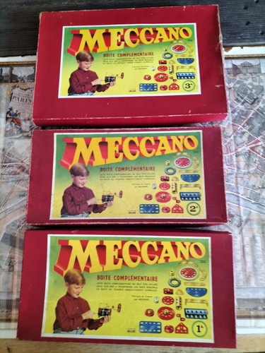 Lot boites meccano - lot, 1a