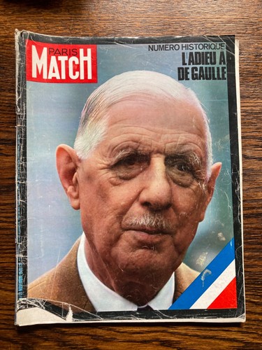Paris match mort gaulle - match,