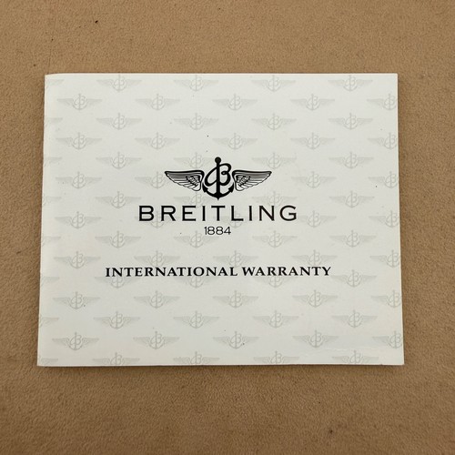 Livret garantie breitling - garantie,