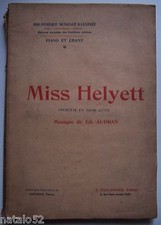 § livre partition Miss Helyett opérette - Audran Tallandier - piano et chant