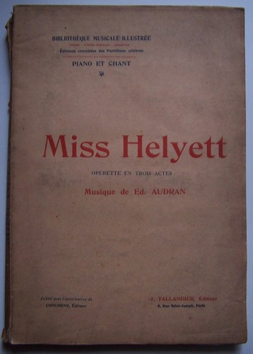Livre partition miss - §,