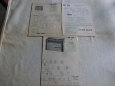 TROIS ANCIENNES NOTICES CIBOT