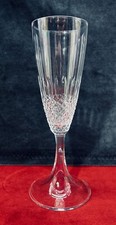 LALIQUE CHINON TALL FLUTED GLASS SEKTGLÄSER KRISTALL FLUTE A CHAMPAGNE CRISTAL