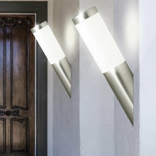 Led mur lumières - lumières, inox