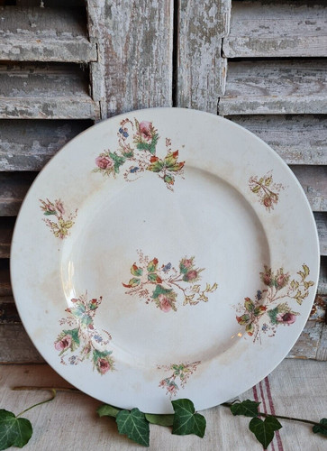 Ancien plat terre fer - ancien,