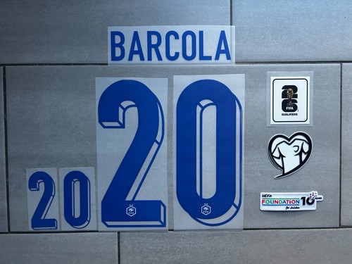 Flocage barcola maillot - barcola, #20