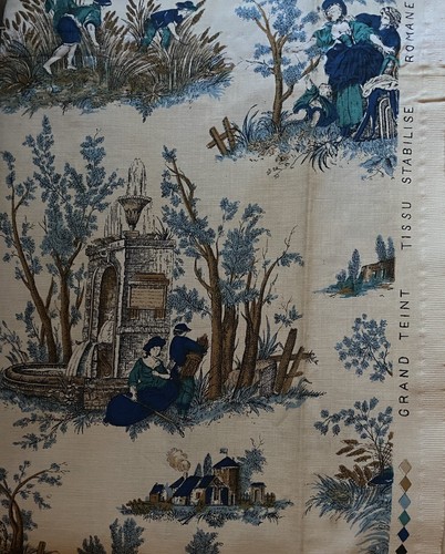 Vintage tissu impression - vintage, -impression