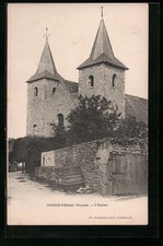 CPA Couhé-Vérac, L´Eglise 
