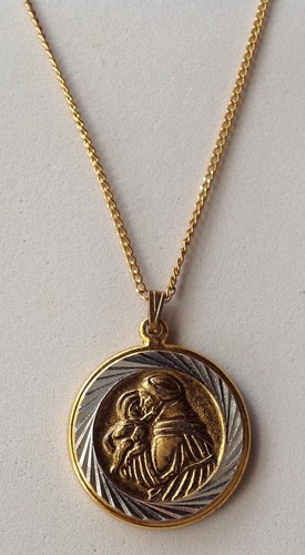 Collier pendentif vintage - collier,