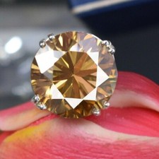 15 CT Champagne Traitée Bague
