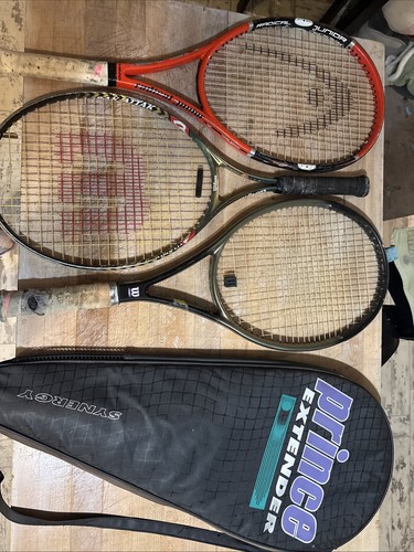 Tennis rackets mixed lot 4 - rackets,