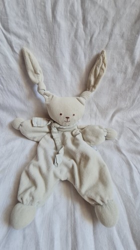 Doudou peluche lapin bleu - doudou,