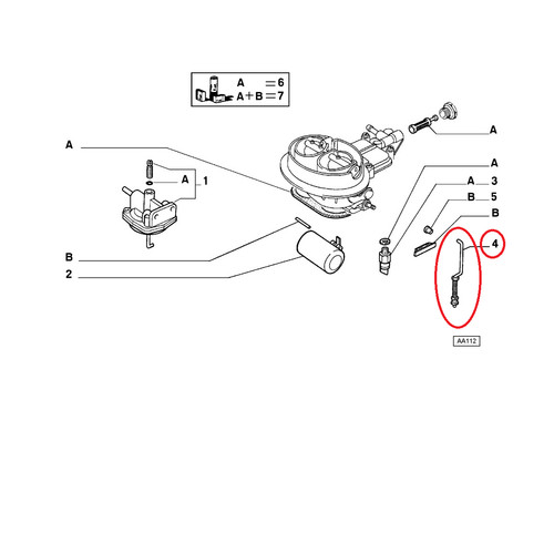 Tirant carburateur fiat 126 - carburateur,