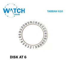 Disque de date blanc pour
