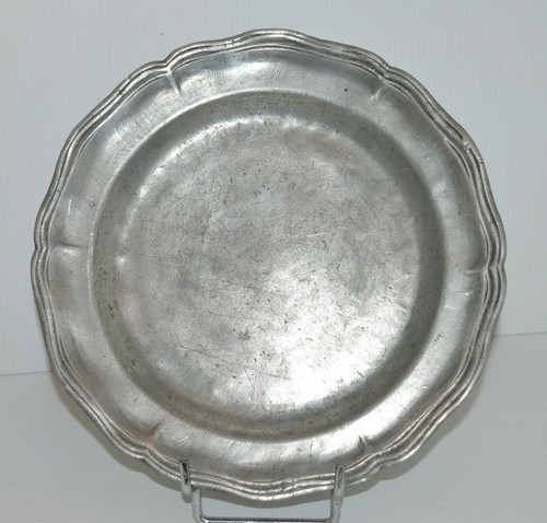 Assiette louis etain - louis, xv