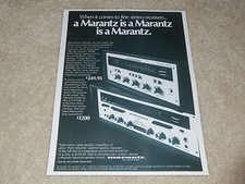 Marantz Modèle 19, 2215 Récepteur Ad, 1972, Articles, 1 Page, Rare Ad